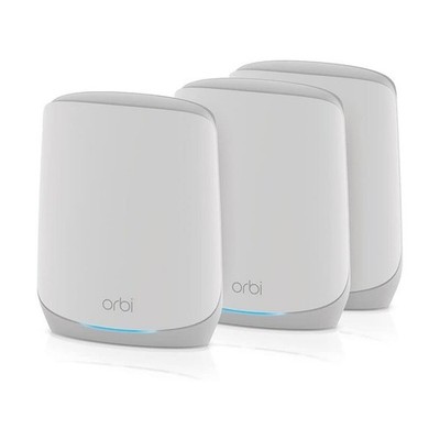 Netgear Orbi 760 Mesh Router Network - 3 Units with 7,500 sqft Coverage - WiFi 6