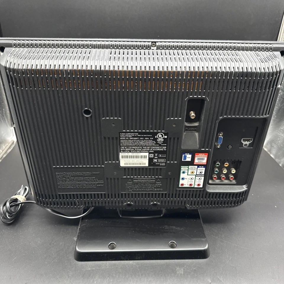 Magnavox 19MF330B 19" 720p HD LCD Television-No Remote-Working! - Image 4 of 4