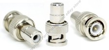 Lot25BNC Male Plug RCA Female Jack cable/cord Adapter,Video/RF/Security/Cam/CCTV