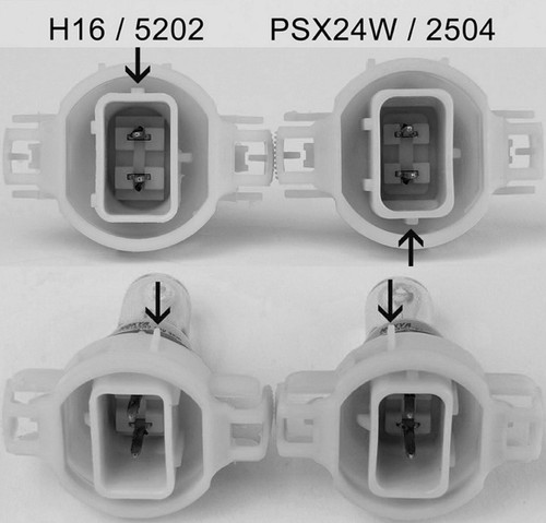 Halogen PS24W 5202 H16 24W 5000K White Two Bulbs Fog Light Replace Plug Play EO - Picture 5 of 12