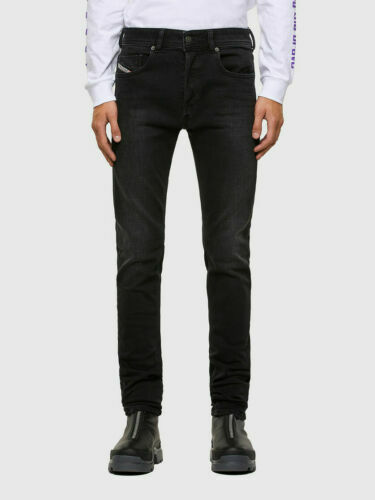Scotch & Soda Skim X Femme Jean W28/L32 Étroit Gris Coton Stretch