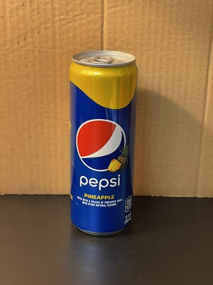 Pepsi Pineapple Full 12oz Slim Can (2020) Original Release 