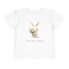 Cute Bunny Toddler Tee - Funny Bunny Kids T-Shirt