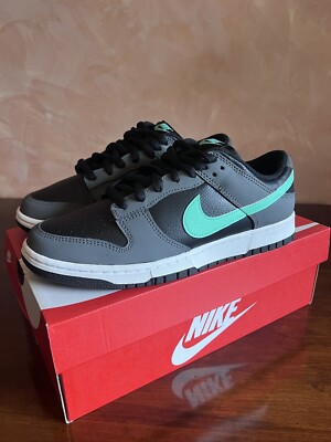 Nike Dunk Low Retro Iron Green Glow Black 9/42,5 Neu!!!