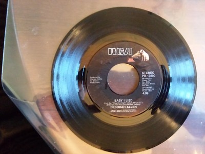 1983 EXC RARE Deborah Allen Baby I Lied  PB-13600 TIME IS TAKING AWAY 45