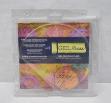 Gel Press Monoprinting Print Plate 8" Circle Reusable Gelli Circular 10806-8