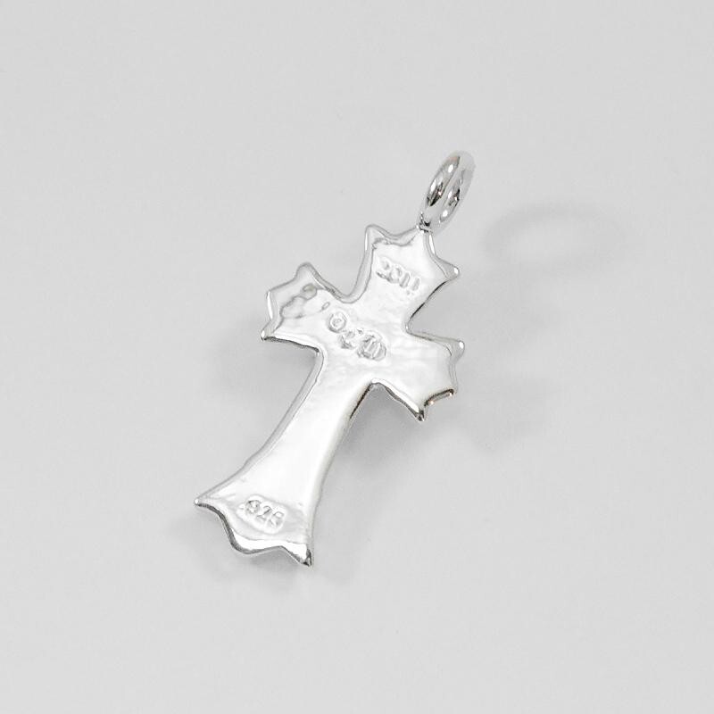 Chrome Hearts Double CH Cross Tiny After Diamond Pendant Charm