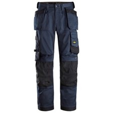 SNICKERS WORK TROUSERS 6251 LOOSE FIT ALLROUND STRETCH HOLSTER POCKET. NAVY
