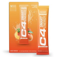 Cellucor C4 Smart Energy Powder Stick Packs - Sugar Free Performance 140 Sticks