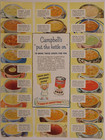 1949 Campbell's Soup Vintage Print Ad Put The Kettle On Shopping Guide 21 Kinds