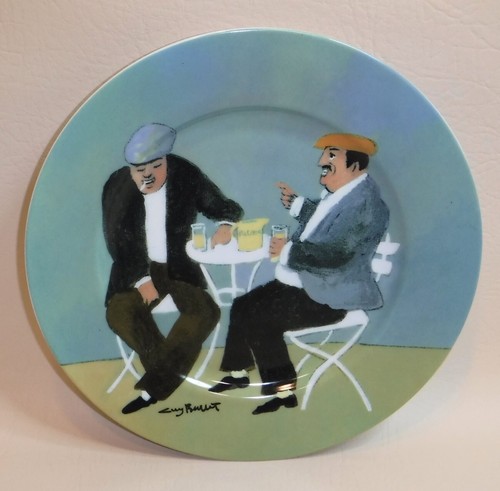 Williams Sonoma ~ Guy Buffet Salad/Dessert Plates ~Set of 5 Artist Signed Plates - Picture 7 of 9