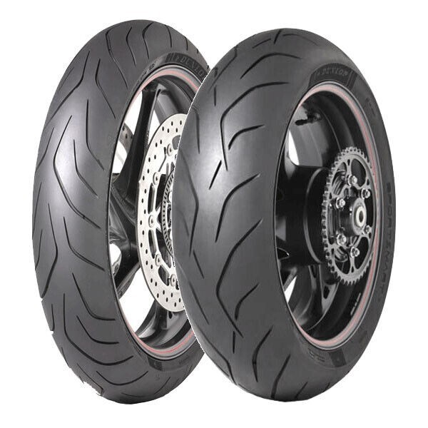 COPPIA GOMME DUNLOP 120/70-17 (58W) + 190/55-17 (75W) SPORTSMART MK3