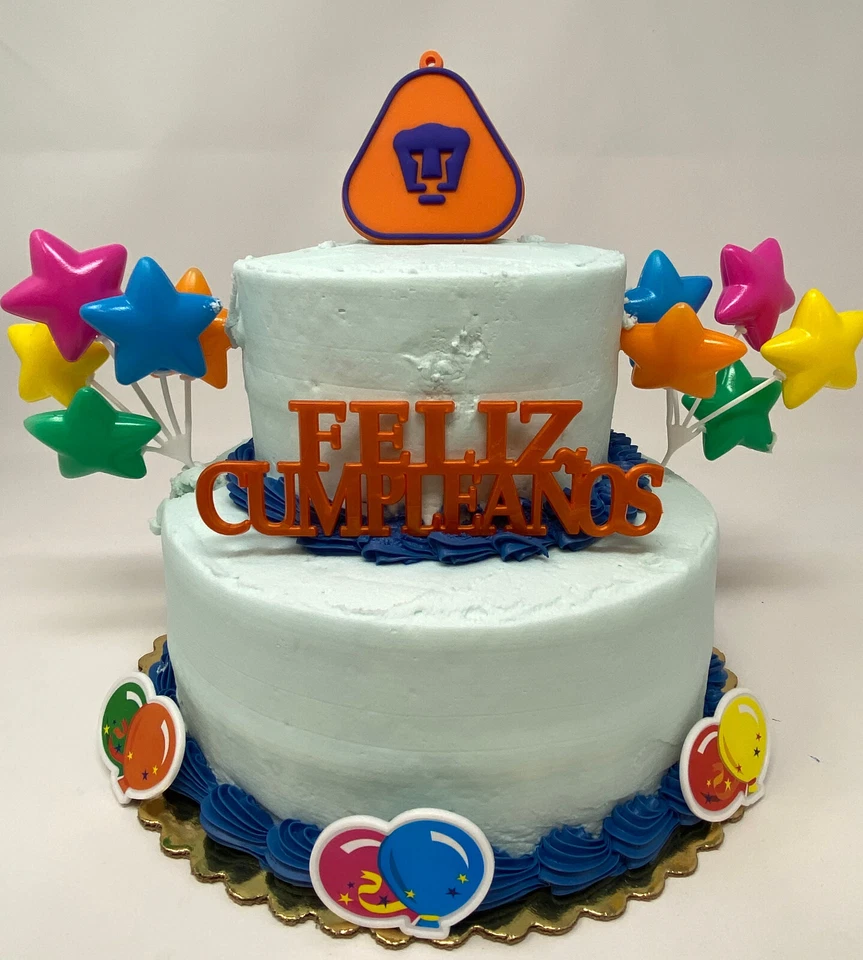 Fútbol Mexicano Pumas Club Universidad Nacional Topper de Pastel ~ 100% NUEVO. Foto 4 de 4