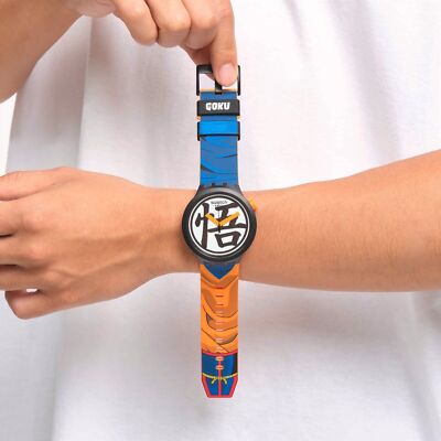 Dragonball Z Goku Model Watch SB01Z101 SWATCH New | eBay