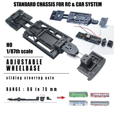 1/87 BUS STANDARD CONVERSION CHASSIS for " Faller " CAR SYSTEM MOTION RC HO
