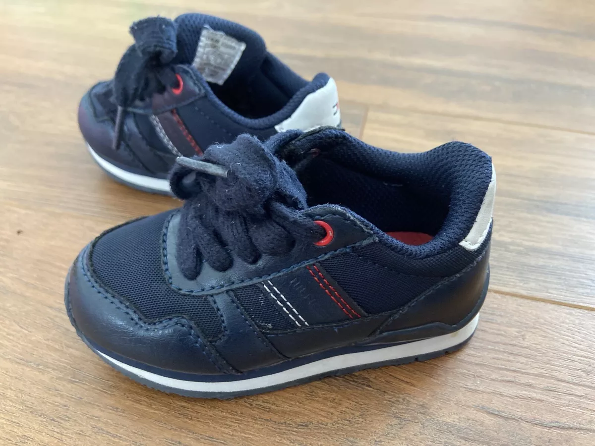 romantisk privilegeret Fremsyn Tommy Hilfiger Boy Sneakers - LIL ALBE JOGGER PEACOAT Navy Blue Size 6 |  eBay