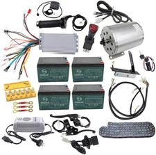 Full set 48v 1800w Brushless Motor Kit Controller Electric Scooter Go Cart Buggy