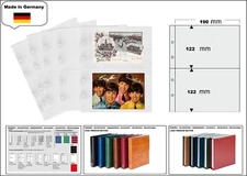 Postcard Sleeves 2 compartments 7 15/32x4 13/16in For 4 Look 1-7397 Premium