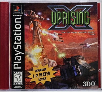Uprising X (Sony PlayStation 1, 1998) PS1 Disc & Manual Only Tracked Shipping 