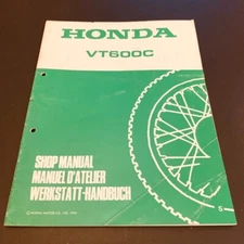 Honda VT600C Genuine Workshop Manual Supplement 67MR100U