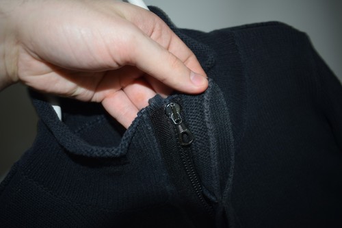 Stone Island S/S 2003 Cotton/Silk 1/4 Zip Sweater Jumper Knit Logo Men's Size L - Picture 6 of 16