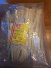 100 natural nylon cable marker ties 170mm x 4.6mm 