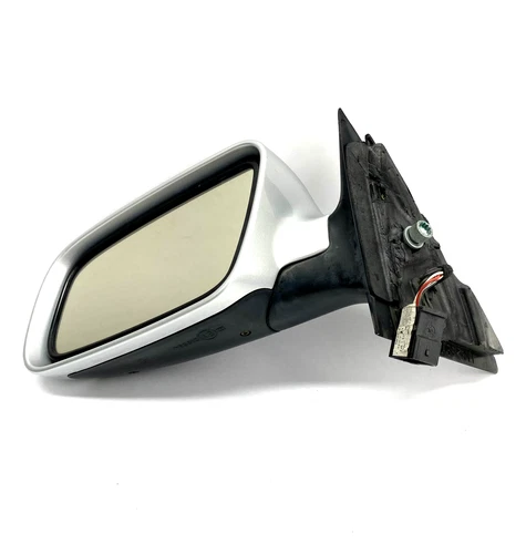 94-01 Audi A4 B5 Front Left Side Mirror Silver 8D0 357 543 OEM