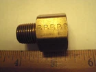 3/8 fnpt x 1/4 mnpt reducing straight adapter  brass