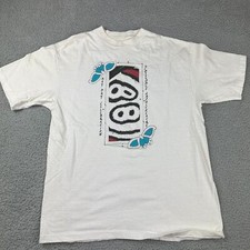 Vintage May Day Celebrations Japanese White T Shirt Men Size Large Made In Usa