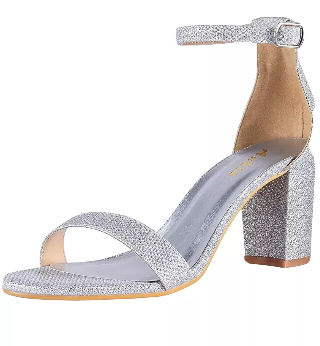 Silver sandals size best sale 7
