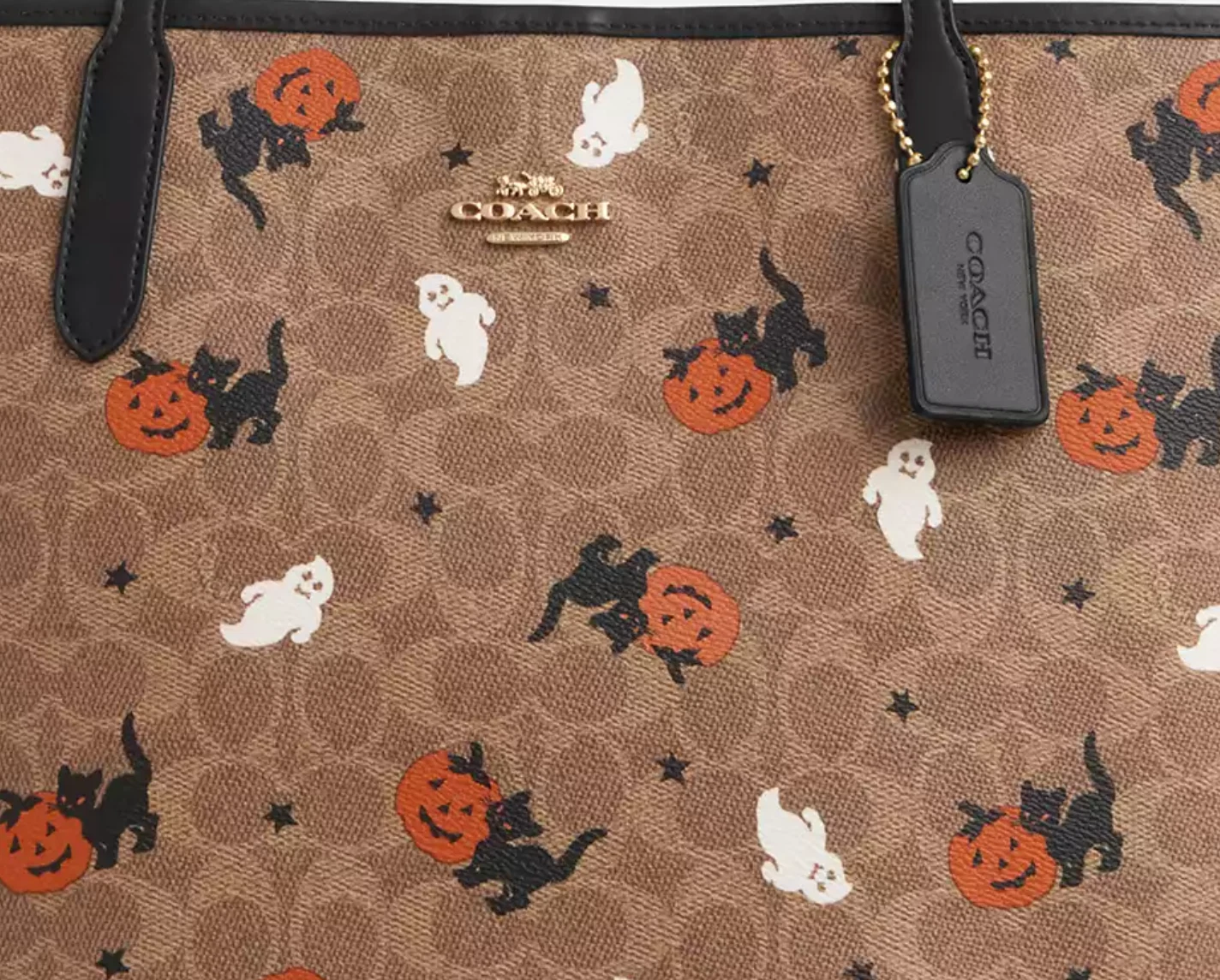 Borsa Coach City nuova con etichetta in tela firmata con Halloween 2025 ?? CW450