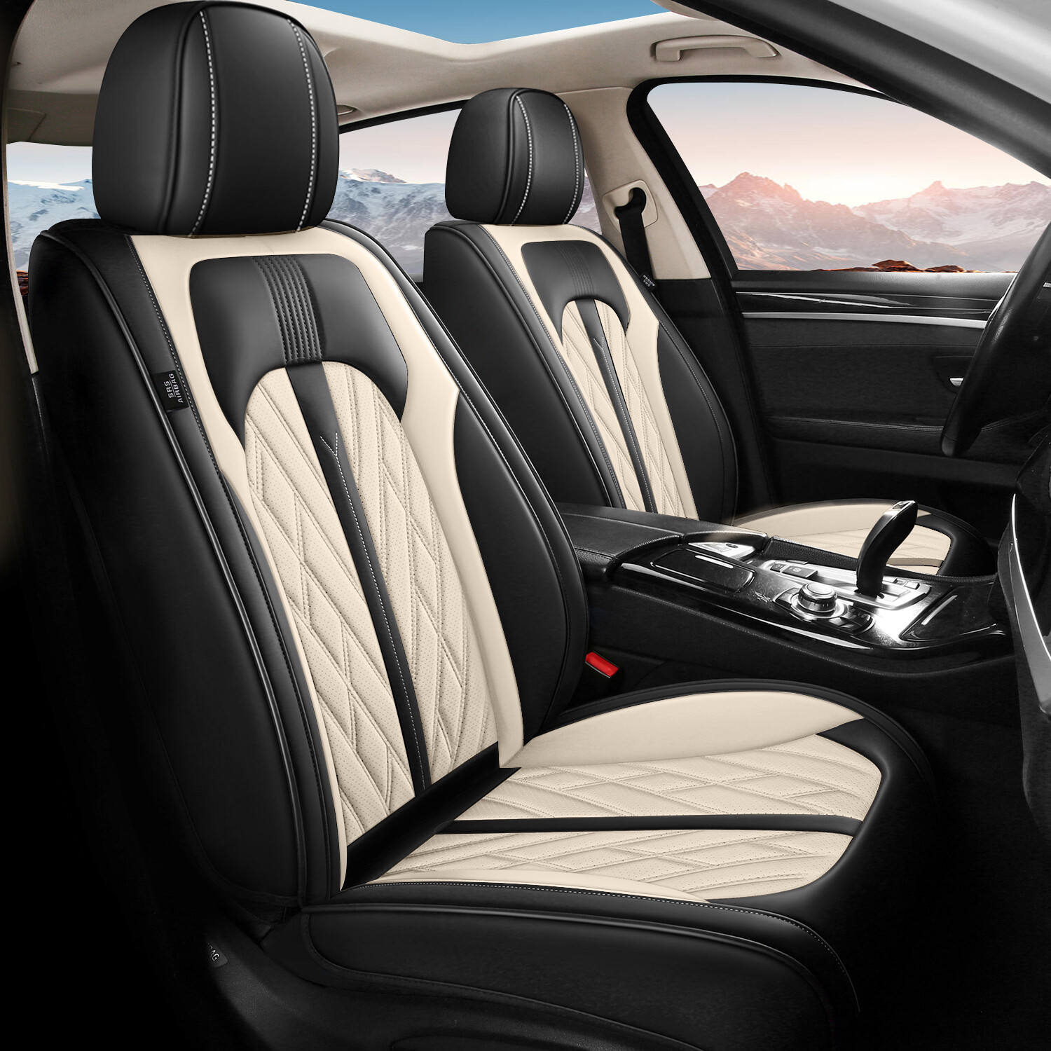 Faux Leather Car 5-Seat Covers  for Volvo XC70 2003-2016 Full Set Protector Pad