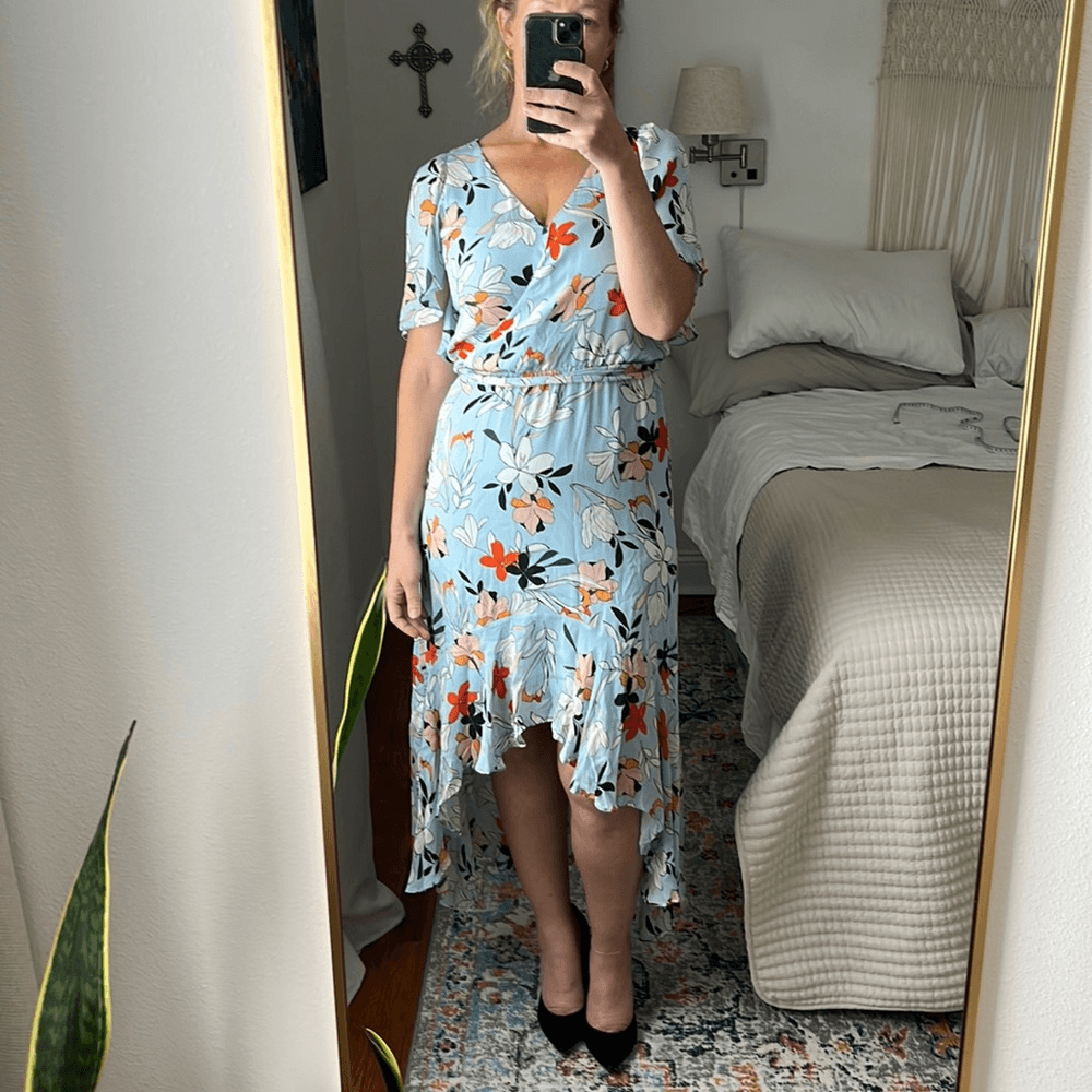 knee length dresses for ladies PARKER MIDI DRESS – VOEMA main image 0