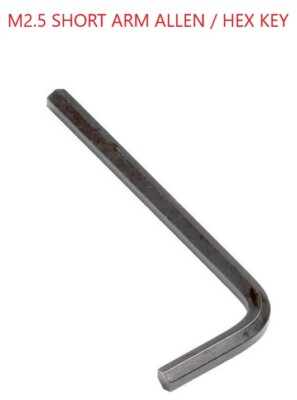 2,5 mm metrischer Kurzarm-Inbusschlüssel/Sechskantschlüssel/M2,5 Sechskantschlüssel/Schraubenschlüssel
