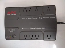 APC BACK-UPS ES 350 BACKUP Surge  Protection  8 outlets 120v  BE350R No battery