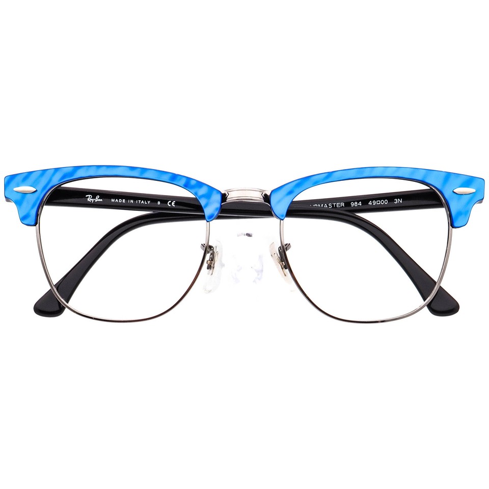 RayBan Sunglasses Frame Only RB 3016 Clubmaster 984 Electric Blue