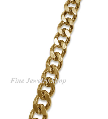 Stainless Steel Gold Cuban Curb Link 