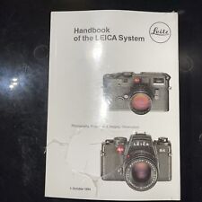 HANDBOOK OF THE LEICA SYSTEM - LEITZ - ISSUE MAY 1984 100-021  New Sealed