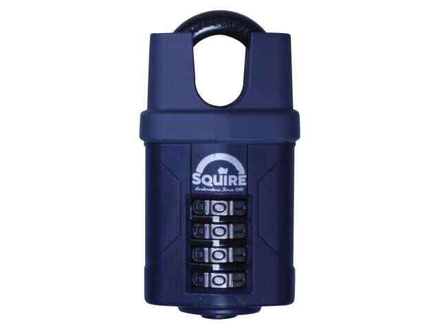 Squire Combi CP50CS Close Shackle 50mm Combination 4 Wheel All Weather Padlock - Image 8