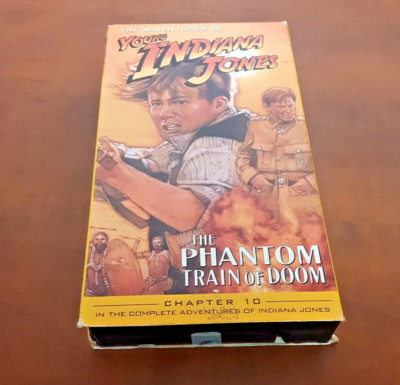 Young Indiana Jones The Phantom Train Of Doom Chapter 10 VHS VCR