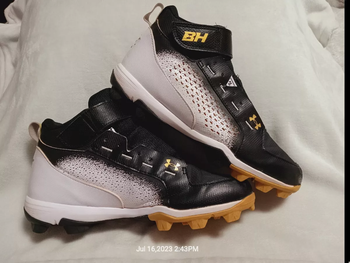 Gold bryce harper cleats store
