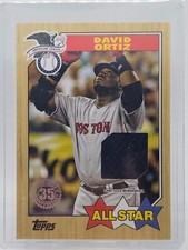 2022 Topps Baseball Series 2 David Ortiz 1987 All-Star Baseball Relic Game-Used