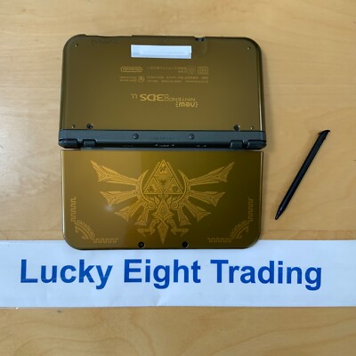 New Nintendo 3DS XL LL Zelda Hyrule Edition Console Box New Nintendo 3DS XL LL Zelda Hyrule Edition Console Box
