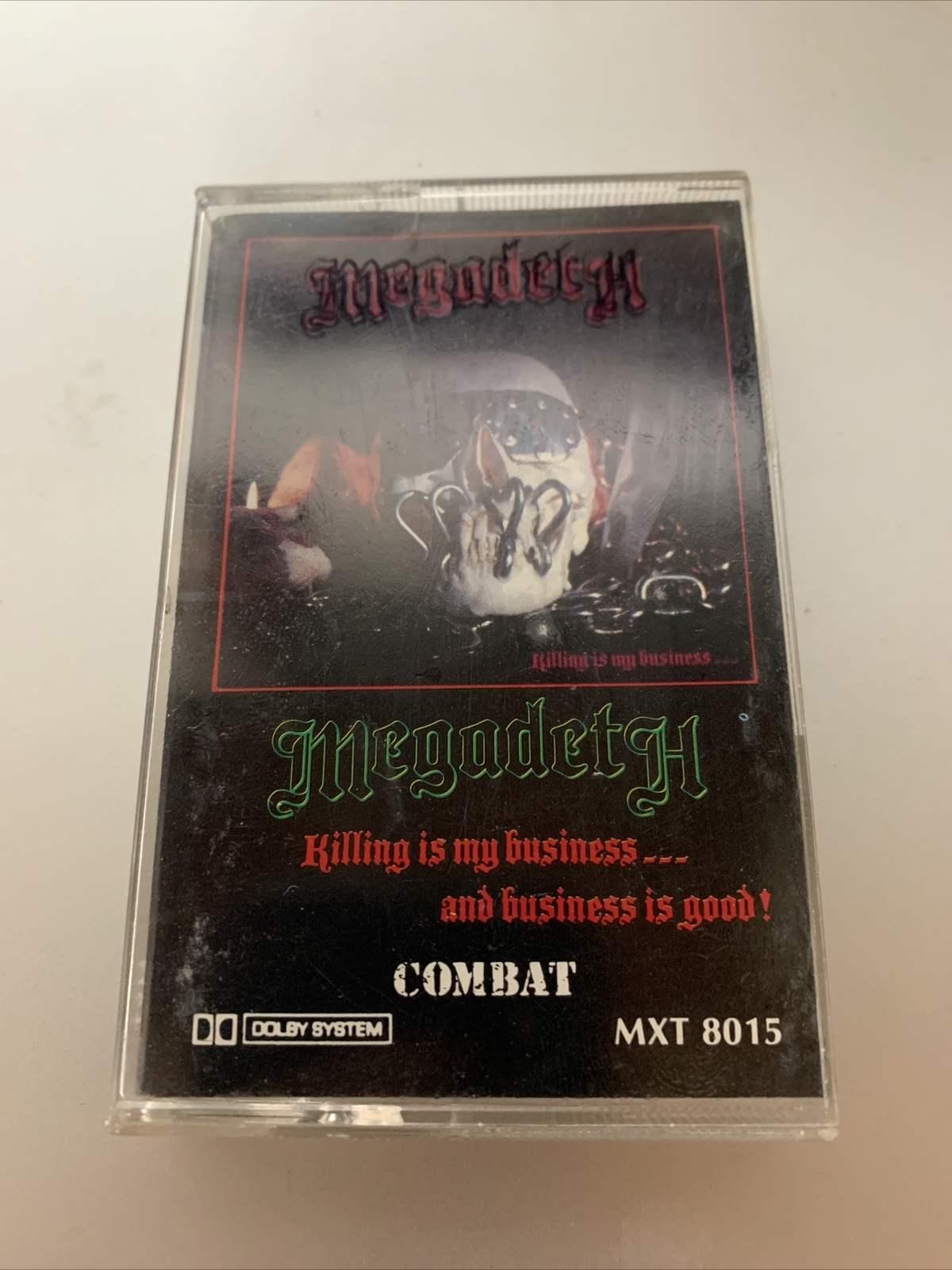 Megadeth Killing Is My Business and Business is Good Cassette Rare