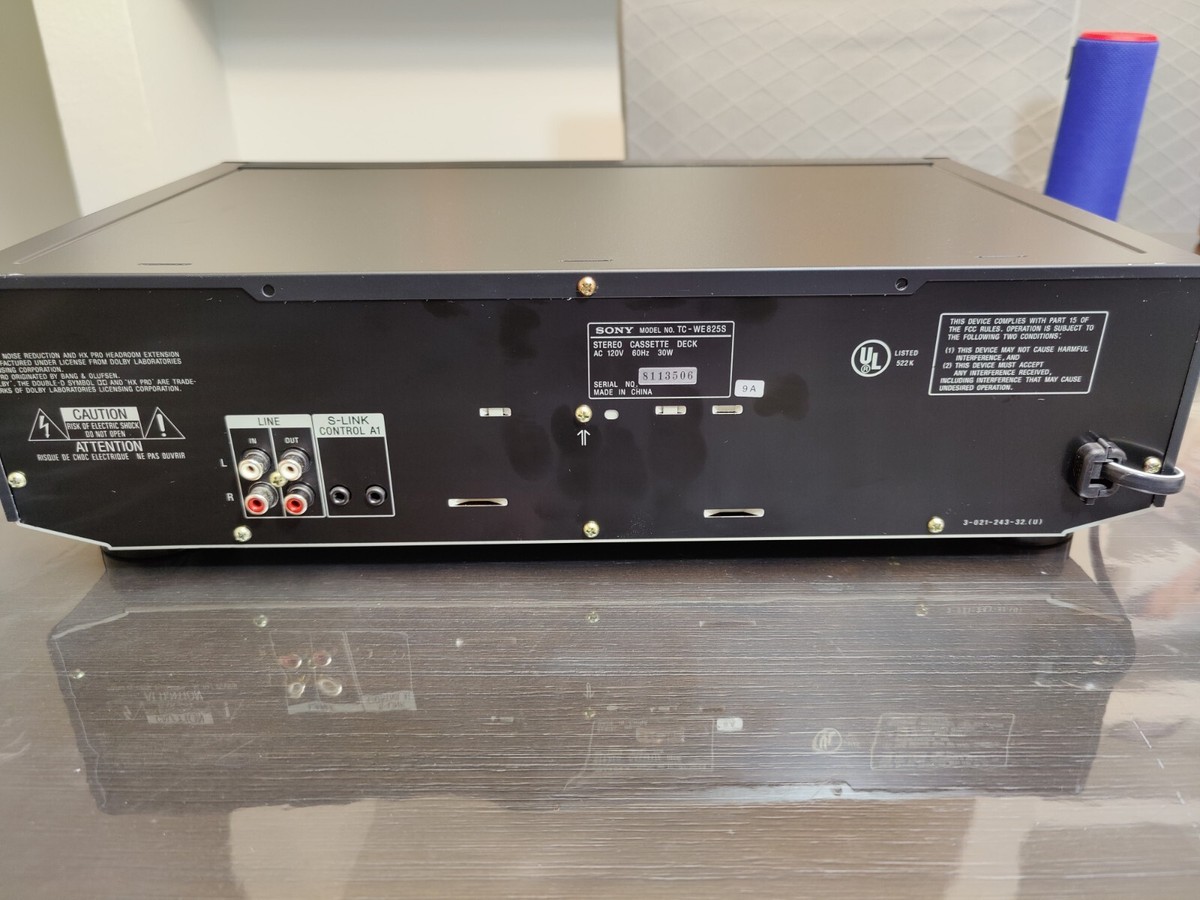 ラジオ・コンポ SONY TC-WE825S Sony TC WE825S Stereo Cassette Deck