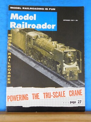 Modelleisenbahn Magazin 1959 September Antrieb des Tru-Scale Krans