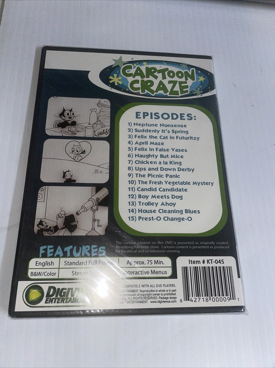 Cartoon Craze Felix The Cat Futuritzy DVD | eBay