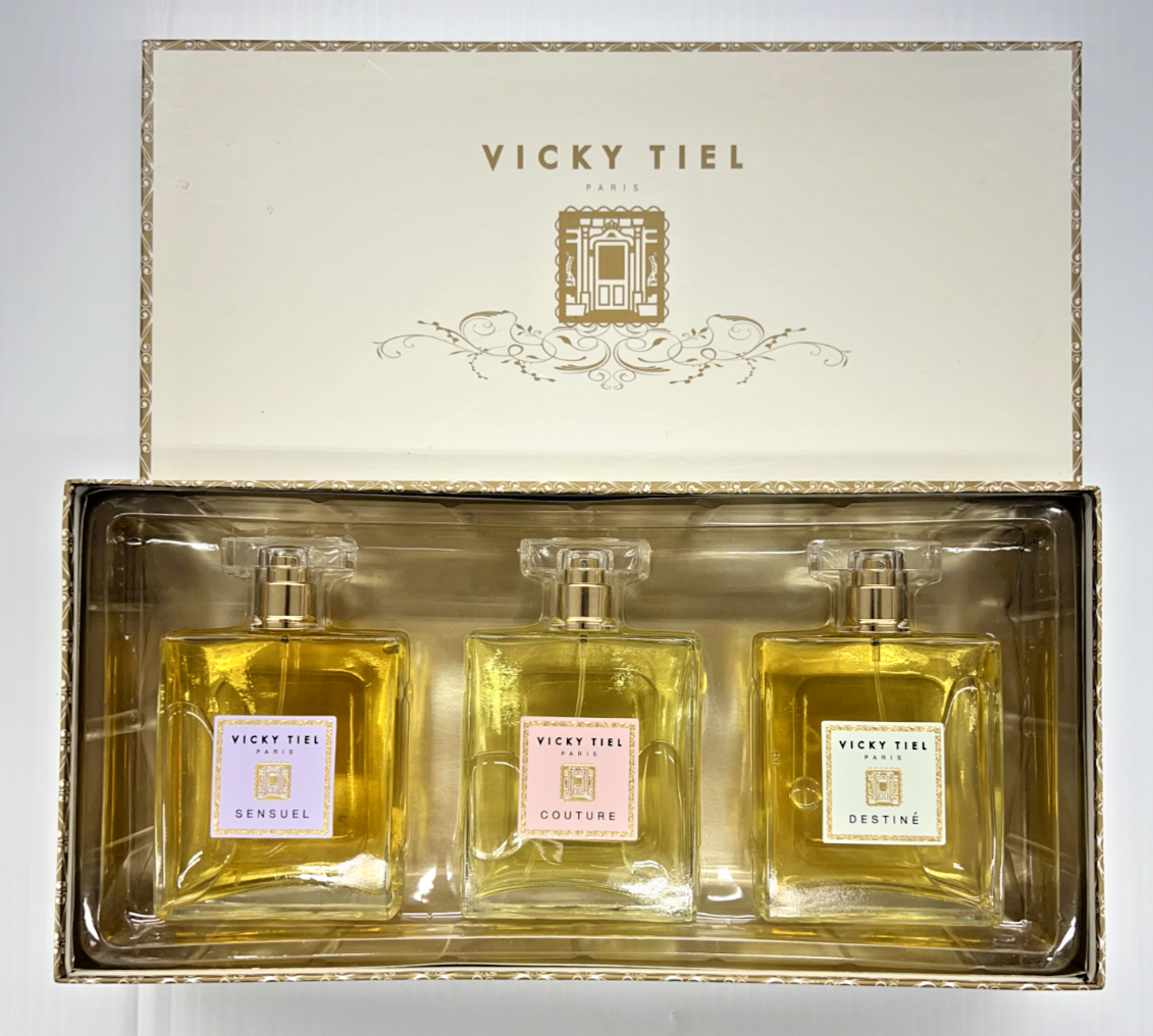 Vicky Tiel 3pc Collection Set 3.3 oz EDP Sensual, Couture, Destine
