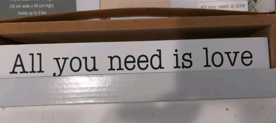 Wall-Mounted Wooden Chalkboard Shelf W/Turning Statement Blocks 11.8”x15.7” - Image 3 of 4