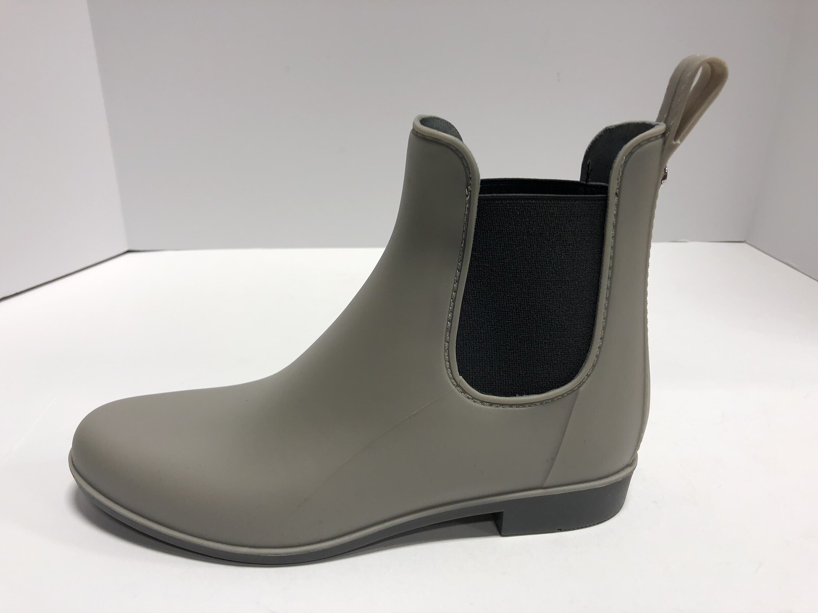 matte ankle rain boots